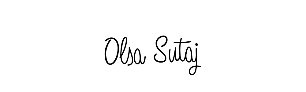 How to make Olsa Sutaj signature? Angelique-Rose-font-FFP is a professional autograph style. Create handwritten signature for Olsa Sutaj name. Olsa Sutaj signature style 5 images and pictures png