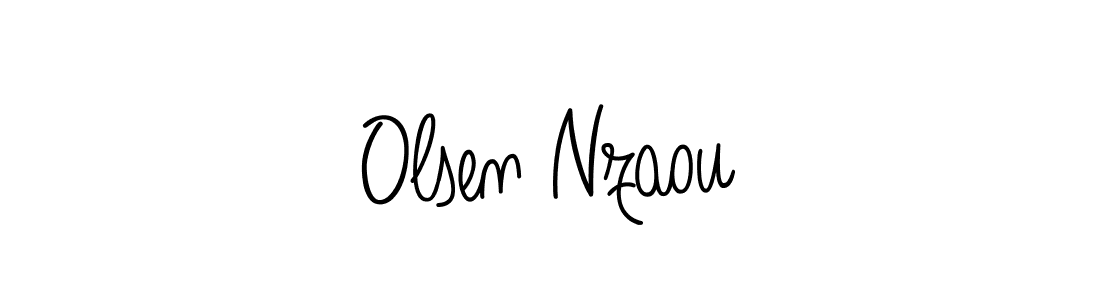This is the best signature style for the Olsen Nzaou name. Also you like these signature font (Angelique-Rose-font-FFP). Mix name signature. Olsen Nzaou signature style 5 images and pictures png