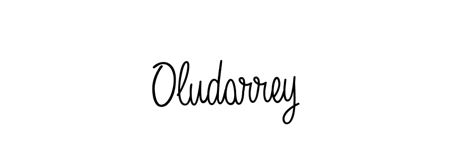 Use a signature maker to create a handwritten signature online. With this signature software, you can design (Angelique-Rose-font-FFP) your own signature for name Oludarrey. Oludarrey signature style 5 images and pictures png
