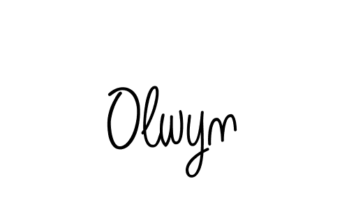 How to make Olwyn signature? Angelique-Rose-font-FFP is a professional autograph style. Create handwritten signature for Olwyn name. Olwyn signature style 5 images and pictures png