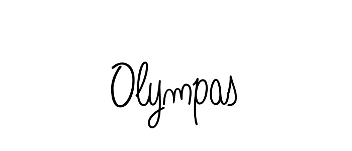 Design your own signature with our free online signature maker. With this signature software, you can create a handwritten (Angelique-Rose-font-FFP) signature for name Olympas. Olympas signature style 5 images and pictures png