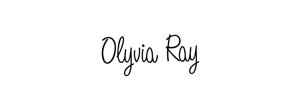 Use a signature maker to create a handwritten signature online. With this signature software, you can design (Angelique-Rose-font-FFP) your own signature for name Olyvia Ray. Olyvia Ray signature style 5 images and pictures png