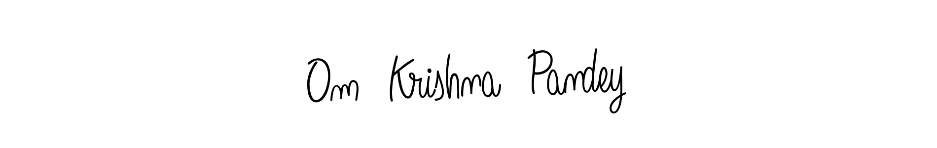 Also You can easily find your signature by using the search form. We will create Om  Krishna  Pandey name handwritten signature images for you free of cost using Angelique-Rose-font-FFP sign style. Om  Krishna  Pandey signature style 5 images and pictures png