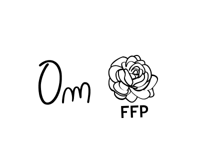 Design your own signature with our free online signature maker. With this signature software, you can create a handwritten (Angelique-Rose-font-FFP) signature for name Om 3. Om 3 signature style 5 images and pictures png