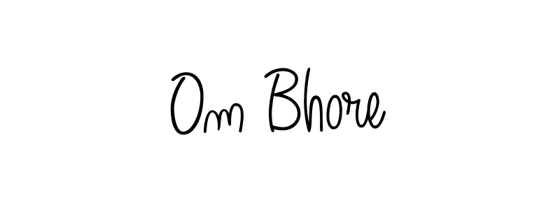 Best and Professional Signature Style for Om Bhore. Angelique-Rose-font-FFP Best Signature Style Collection. Om Bhore signature style 5 images and pictures png