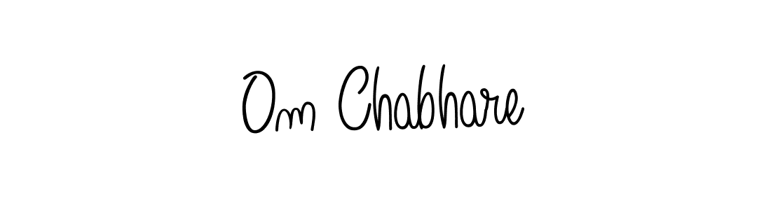 Create a beautiful signature design for name Om Chabhare. With this signature (Angelique-Rose-font-FFP) fonts, you can make a handwritten signature for free. Om Chabhare signature style 5 images and pictures png