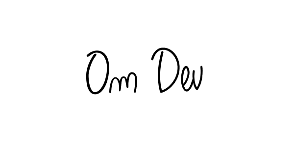 Make a short Om Dev signature style. Manage your documents anywhere anytime using Angelique-Rose-font-FFP. Create and add eSignatures, submit forms, share and send files easily. Om Dev signature style 5 images and pictures png
