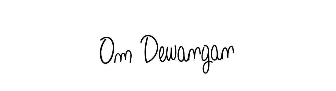 Once you've used our free online signature maker to create your best signature Angelique-Rose-font-FFP style, it's time to enjoy all of the benefits that Om Dewangan name signing documents. Om Dewangan signature style 5 images and pictures png