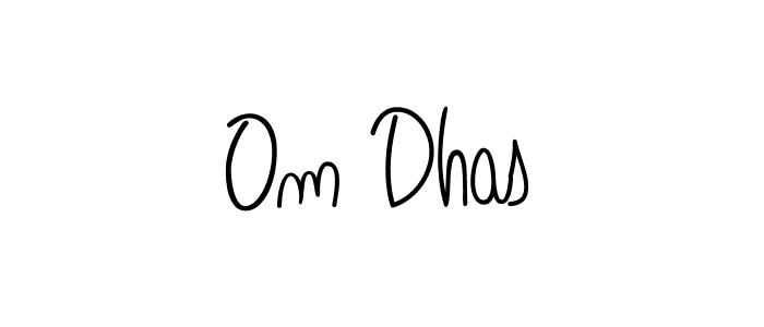 It looks lik you need a new signature style for name Om Dhas. Design unique handwritten (Angelique-Rose-font-FFP) signature with our free signature maker in just a few clicks. Om Dhas signature style 5 images and pictures png