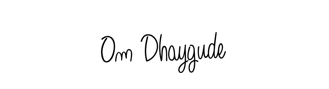 Best and Professional Signature Style for Om Dhaygude. Angelique-Rose-font-FFP Best Signature Style Collection. Om Dhaygude signature style 5 images and pictures png