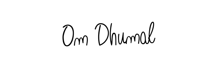 Create a beautiful signature design for name Om Dhumal. With this signature (Angelique-Rose-font-FFP) fonts, you can make a handwritten signature for free. Om Dhumal signature style 5 images and pictures png