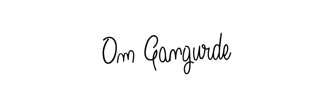 Make a beautiful signature design for name Om Gangurde. Use this online signature maker to create a handwritten signature for free. Om Gangurde signature style 5 images and pictures png
