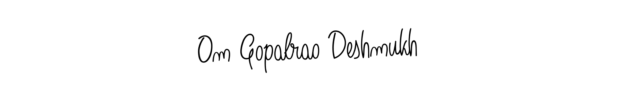 How to make Om Gopalrao Deshmukh signature? Angelique-Rose-font-FFP is a professional autograph style. Create handwritten signature for Om Gopalrao Deshmukh name. Om Gopalrao Deshmukh signature style 5 images and pictures png