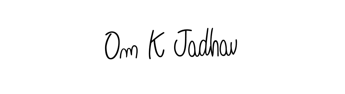 Similarly Angelique-Rose-font-FFP is the best handwritten signature design. Signature creator online .You can use it as an online autograph creator for name Om K Jadhav. Om K Jadhav signature style 5 images and pictures png
