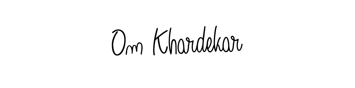 Best and Professional Signature Style for Om Khardekar. Angelique-Rose-font-FFP Best Signature Style Collection. Om Khardekar signature style 5 images and pictures png