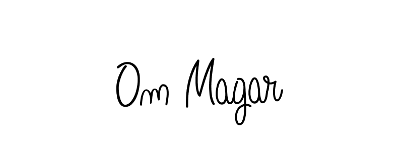Check out images of Autograph of Om Magar name. Actor Om Magar Signature Style. Angelique-Rose-font-FFP is a professional sign style online. Om Magar signature style 5 images and pictures png
