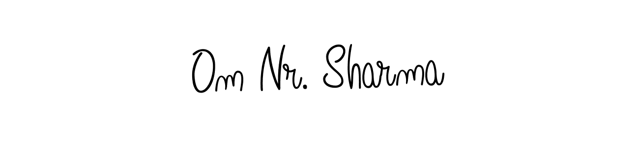 Also You can easily find your signature by using the search form. We will create Om Nr. Sharma name handwritten signature images for you free of cost using Angelique-Rose-font-FFP sign style. Om Nr. Sharma signature style 5 images and pictures png