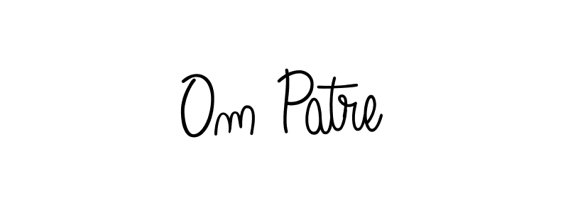 Also we have Om Patre name is the best signature style. Create professional handwritten signature collection using Angelique-Rose-font-FFP autograph style. Om Patre signature style 5 images and pictures png