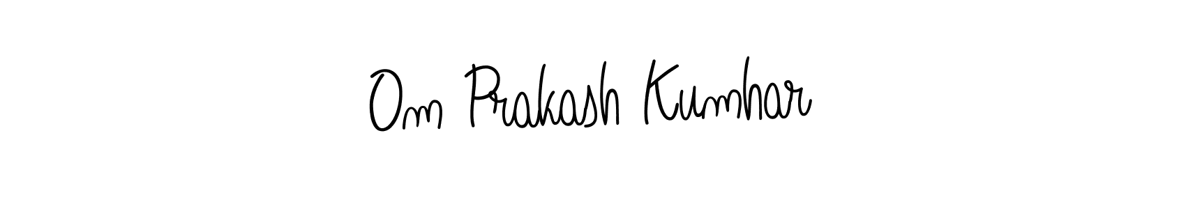 Also we have Om Prakash Kumhar name is the best signature style. Create professional handwritten signature collection using Angelique-Rose-font-FFP autograph style. Om Prakash Kumhar signature style 5 images and pictures png