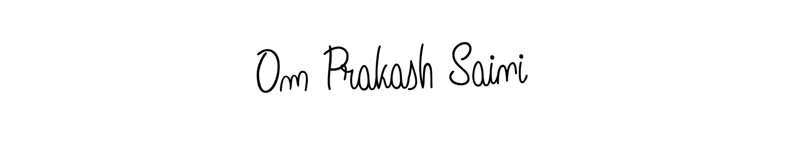 How to make Om Prakash Saini signature? Angelique-Rose-font-FFP is a professional autograph style. Create handwritten signature for Om Prakash Saini name. Om Prakash Saini signature style 5 images and pictures png