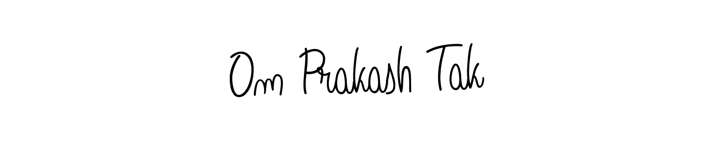 You can use this online signature creator to create a handwritten signature for the name Om Prakash Tak. This is the best online autograph maker. Om Prakash Tak signature style 5 images and pictures png