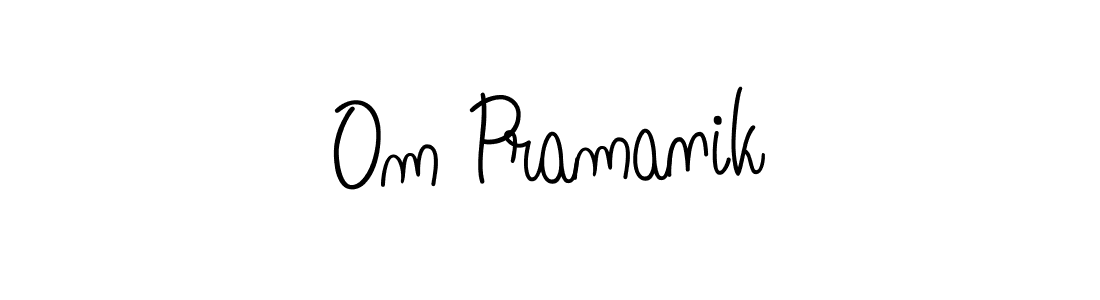 Design your own signature with our free online signature maker. With this signature software, you can create a handwritten (Angelique-Rose-font-FFP) signature for name Om Pramanik. Om Pramanik signature style 5 images and pictures png