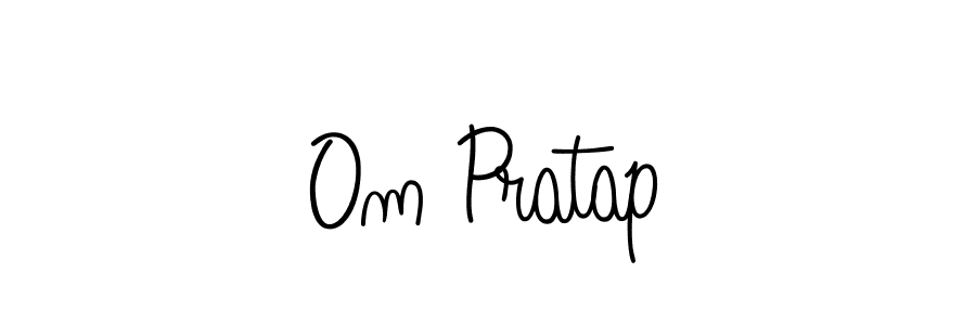 You should practise on your own different ways (Angelique-Rose-font-FFP) to write your name (Om Pratap) in signature. don't let someone else do it for you. Om Pratap signature style 5 images and pictures png