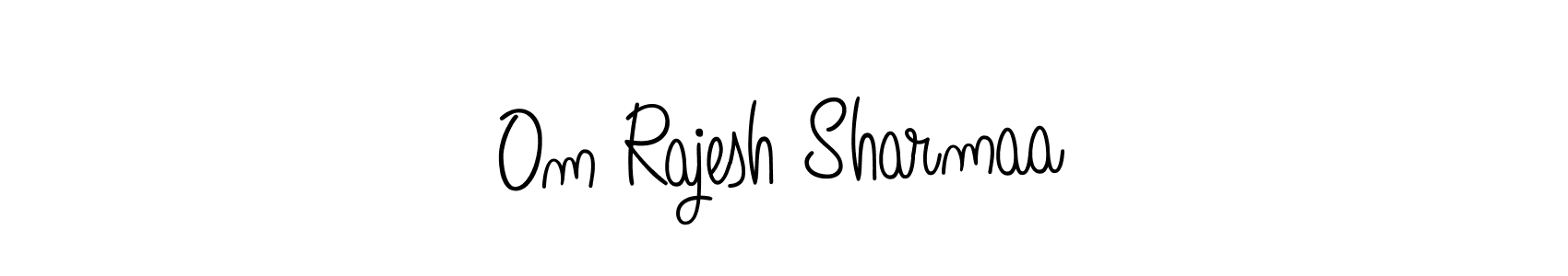 Once you've used our free online signature maker to create your best signature Angelique-Rose-font-FFP style, it's time to enjoy all of the benefits that Om Rajesh Sharmaa name signing documents. Om Rajesh Sharmaa signature style 5 images and pictures png
