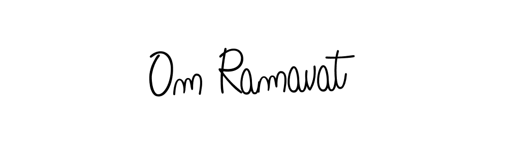 How to Draw Om Ramavat signature style? Angelique-Rose-font-FFP is a latest design signature styles for name Om Ramavat. Om Ramavat signature style 5 images and pictures png