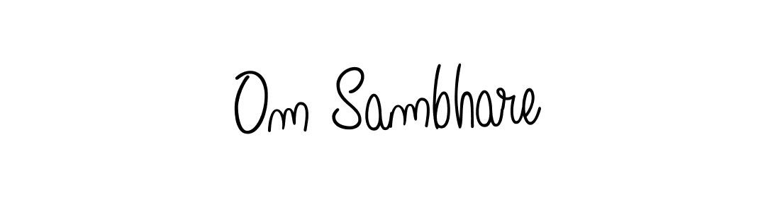 Also we have Om Sambhare name is the best signature style. Create professional handwritten signature collection using Angelique-Rose-font-FFP autograph style. Om Sambhare signature style 5 images and pictures png