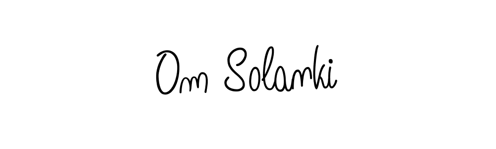 if you are searching for the best signature style for your name Om Solanki. so please give up your signature search. here we have designed multiple signature styles  using Angelique-Rose-font-FFP. Om Solanki signature style 5 images and pictures png