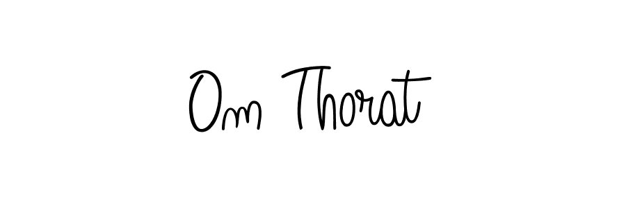 Om Thorat stylish signature style. Best Handwritten Sign (Angelique-Rose-font-FFP) for my name. Handwritten Signature Collection Ideas for my name Om Thorat. Om Thorat signature style 5 images and pictures png