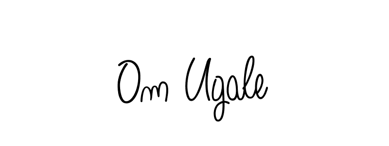 Create a beautiful signature design for name Om Ugale. With this signature (Angelique-Rose-font-FFP) fonts, you can make a handwritten signature for free. Om Ugale signature style 5 images and pictures png