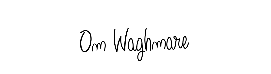 Create a beautiful signature design for name Om Waghmare. With this signature (Angelique-Rose-font-FFP) fonts, you can make a handwritten signature for free. Om Waghmare signature style 5 images and pictures png