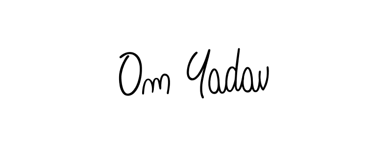 Create a beautiful signature design for name Om Yadav. With this signature (Angelique-Rose-font-FFP) fonts, you can make a handwritten signature for free. Om Yadav signature style 5 images and pictures png