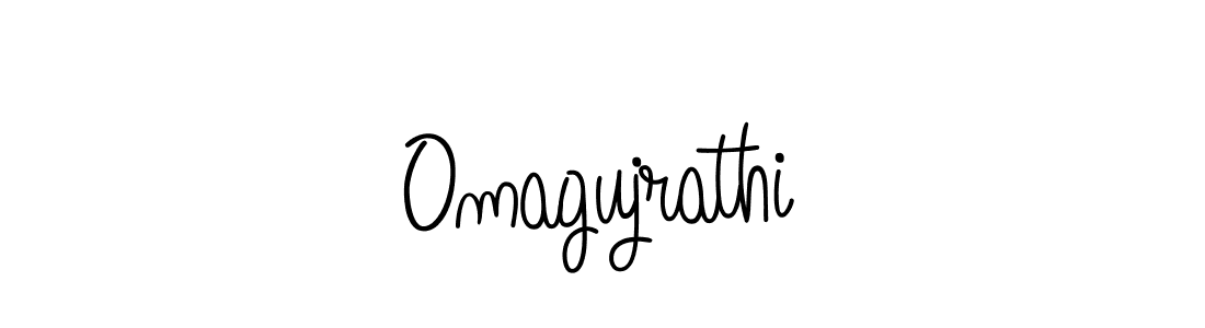 Design your own signature with our free online signature maker. With this signature software, you can create a handwritten (Angelique-Rose-font-FFP) signature for name Omagujrathi. Omagujrathi signature style 5 images and pictures png