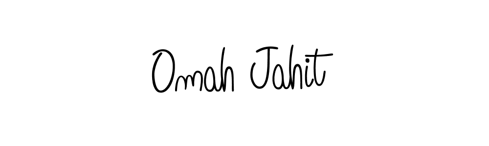 Make a beautiful signature design for name Omah Jahit. With this signature (Angelique-Rose-font-FFP) style, you can create a handwritten signature for free. Omah Jahit signature style 5 images and pictures png