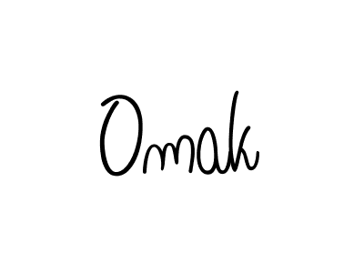 Use a signature maker to create a handwritten signature online. With this signature software, you can design (Angelique-Rose-font-FFP) your own signature for name Omak. Omak signature style 5 images and pictures png