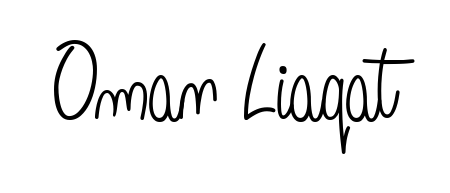 Create a personalized artistic stamp with Oman Liaqat in Angelique-Rose-font-FFP font. Perfect for visual artists, designers, and influencers. Oman Liaqat signature style 5 images and pictures png