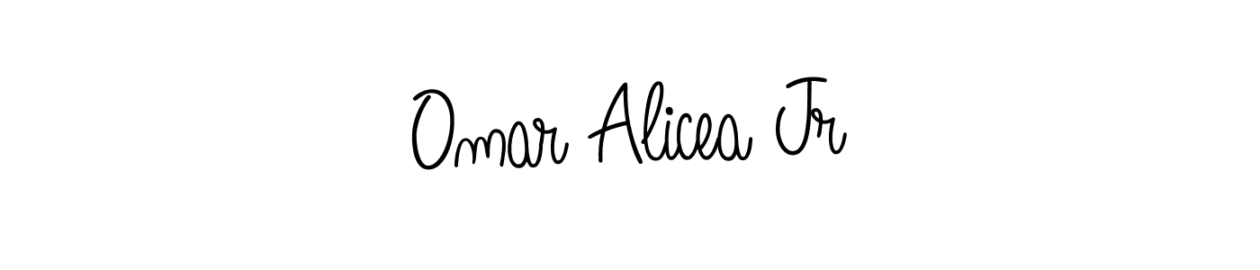 Create a beautiful signature design for name Omar Alicea Jr. With this signature (Angelique-Rose-font-FFP) fonts, you can make a handwritten signature for free. Omar Alicea Jr signature style 5 images and pictures png