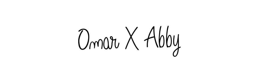 Angelique-Rose-font-FFP is a professional signature style that is perfect for those who want to add a touch of class to their signature. It is also a great choice for those who want to make their signature more unique. Get Omar X Abby name to fancy signature for free. Omar X Abby signature style 5 images and pictures png