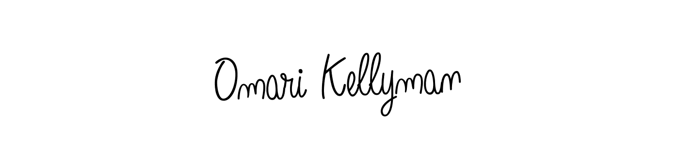 How to make Omari Kellyman signature? Angelique-Rose-font-FFP is a professional autograph style. Create handwritten signature for Omari Kellyman name. Omari Kellyman signature style 5 images and pictures png