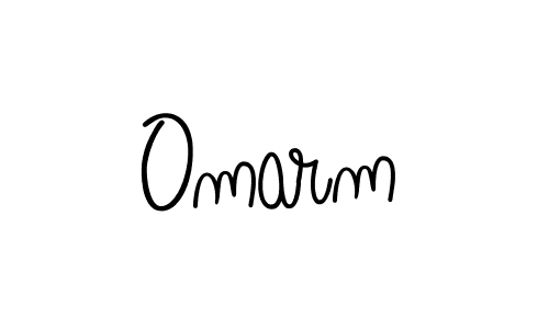 Make a beautiful signature design for name Omarm. Use this online signature maker to create a handwritten signature for free. Omarm signature style 5 images and pictures png