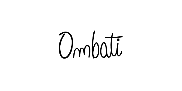 How to Draw Ombati signature style? Angelique-Rose-font-FFP is a latest design signature styles for name Ombati. Ombati signature style 5 images and pictures png