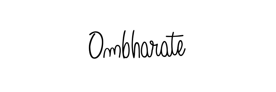 Create a beautiful signature design for name Ombharate. With this signature (Angelique-Rose-font-FFP) fonts, you can make a handwritten signature for free. Ombharate signature style 5 images and pictures png