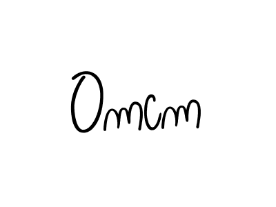 Create a beautiful signature design for name Omcm. With this signature (Angelique-Rose-font-FFP) fonts, you can make a handwritten signature for free. Omcm signature style 5 images and pictures png