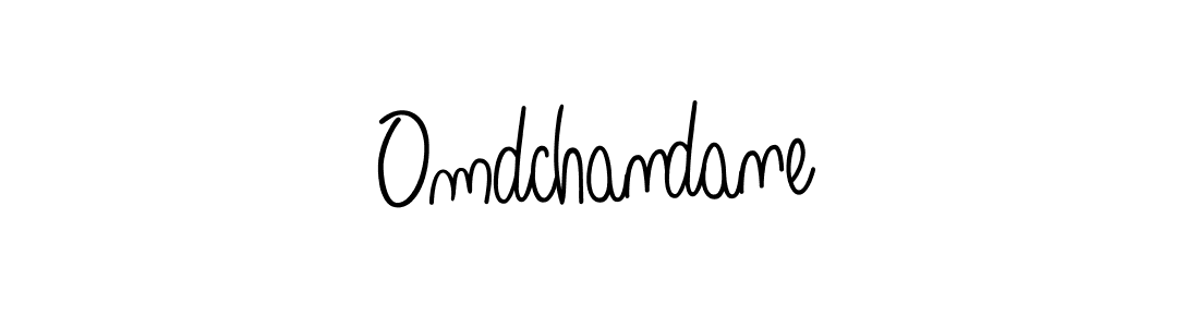 Create a beautiful signature design for name Omdchandane. With this signature (Angelique-Rose-font-FFP) fonts, you can make a handwritten signature for free. Omdchandane signature style 5 images and pictures png