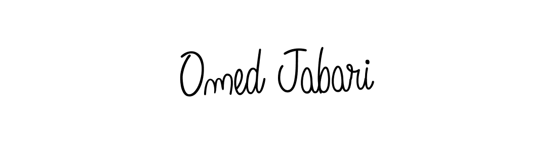 How to Draw Omed Jabari signature style? Angelique-Rose-font-FFP is a latest design signature styles for name Omed Jabari. Omed Jabari signature style 5 images and pictures png