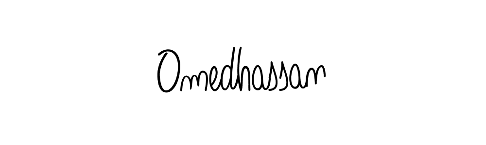 How to Draw Omedhassan signature style? Angelique-Rose-font-FFP is a latest design signature styles for name Omedhassan. Omedhassan signature style 5 images and pictures png