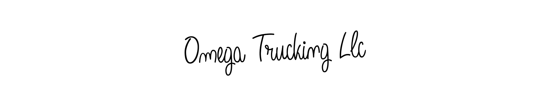 Also You can easily find your signature by using the search form. We will create Omega Trucking Llc name handwritten signature images for you free of cost using Angelique-Rose-font-FFP sign style. Omega Trucking Llc signature style 5 images and pictures png